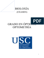 Exámenes Bioloxía (Óptica Usc)