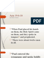 Acts 19 OCT 17 TUESDAY