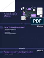Fundamentals of Java