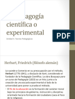 Pedagogía Científica. U 3