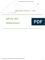 Metal Seat Ball Valves, Wide Range of Models and Features