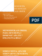 Berkarya Seni Rupa Tiga Dimensi Dengan Memodifikasi Objek