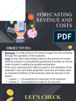 Entrep Forecasting Revenue