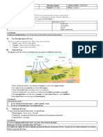 L Eau Dans Notre Environnement Resume de Cours 1