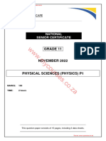Physical Sciences p1 QP Nov 2022 English