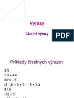 Vyrazy 1