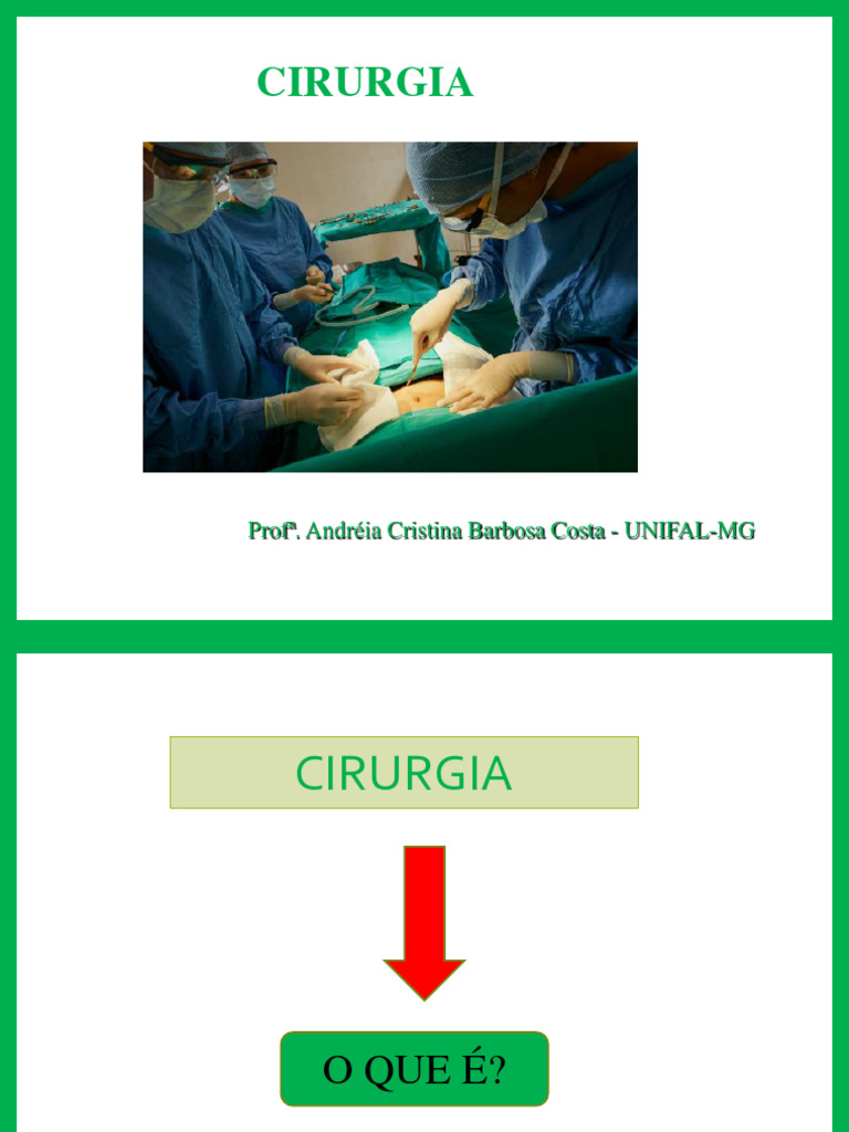 Cirurgia | PDF | Cirurgia | Especialidades médicas