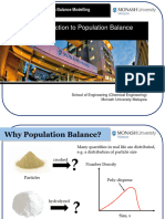 Population Balance Modeling