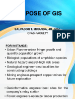 Purpose of GIS