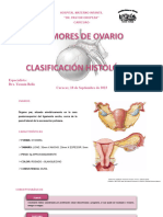 Tumores de Ovario - Clasificación Histológica