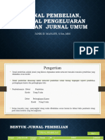 Jurnal Pembelian, Jurnal Penerimaan Kas Dan Jurnal Umum