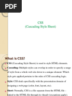 CSS (Cascading Style Sheet)