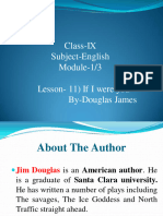 Class IX English, If I Were Module 1, PPT