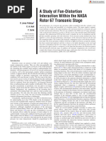 A Study of Fan-Distortion Interaction Within The NASA Rotor 67 Transonic Stage