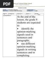 Grade 7 Lesson Plan Q2W2