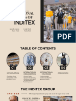 International Strategies of Inditex