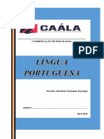 Materia de Língua Portuguesa - 031703