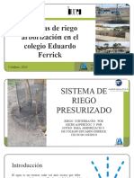 Sistema-de-Riego-Presurizado Colegio Eduardo Ferrick