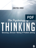 The Psychology of Thinking Reasoning Decision Making and Problem Solving 9781446272466 144627246x 9781446272473 1446272478 Compress 2