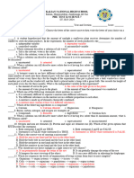 DIAGNOSTIC TEST - Science 7