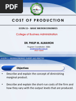 Cost of Production