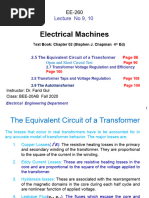 EE-260 Lecture 09, 10 Transformer