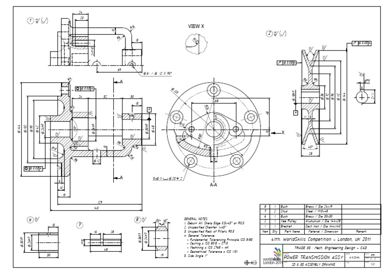 Power Transmission Assy A Pdf Metals Building Materials