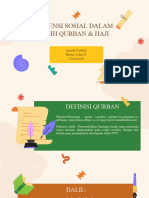 Dimensi Sosial Dalam Fiqh Qurban Dan Haji BTK