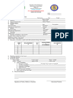 Home Visitation Form