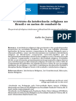 O Retrato Da Intolerância Religiosa No Brasil e Os Meios de Combatê-La