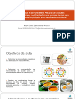 AULA 2 - Necessidades Energéticas e Modificações Fisico-Químicas Da Dieta