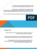 Diabetes Mellitus