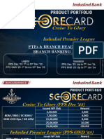 Cruise To Glory & IPL Product Portfolio Scorecard Dec '23 FTEs + BHs - Branch Banking