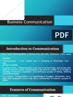 BBA 202 - Business Communication - PPT - Unit 1 & 2