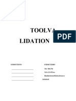 Tool Validation-TB