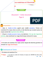 Cours 2 - Les Matériaux Et L'électricité