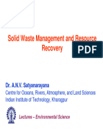 2-Solid Waste Management - Lecture - DR Satya