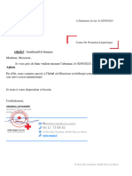 Lettre Justificative D'absence RDV Solozai