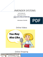 Recommender Systems