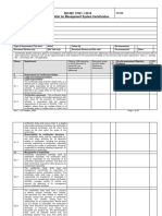 ISO IEC 17021 2015 Checklist Approved