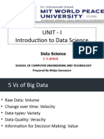 UNIT I - Introduction - DataScience - New