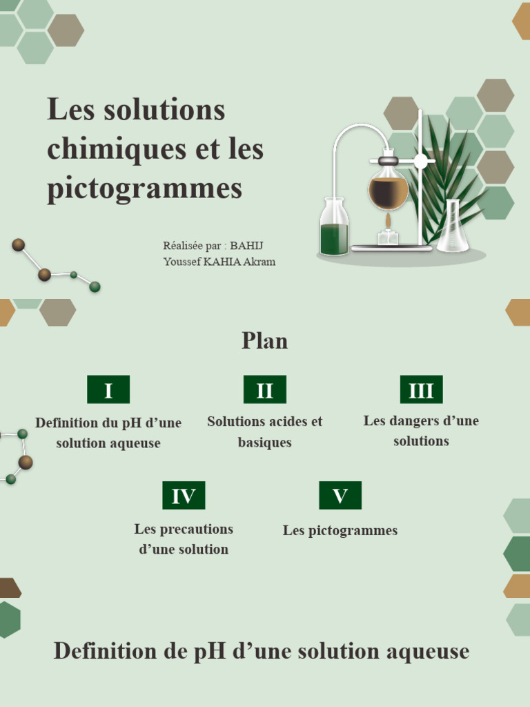 Solutions chimiques et sécurité pH | PDF | Ph | Acide