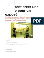 Comment Créer Une Affiche Pour Un Exposé