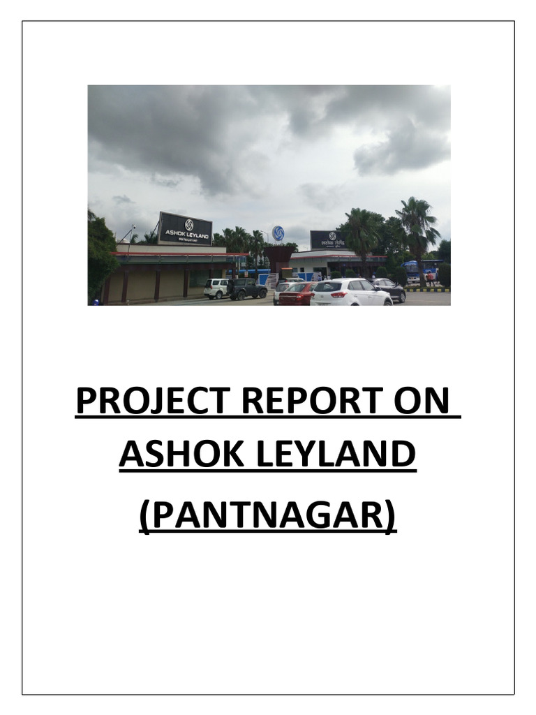 Ashok Leyland Report New PDF Food And Drink