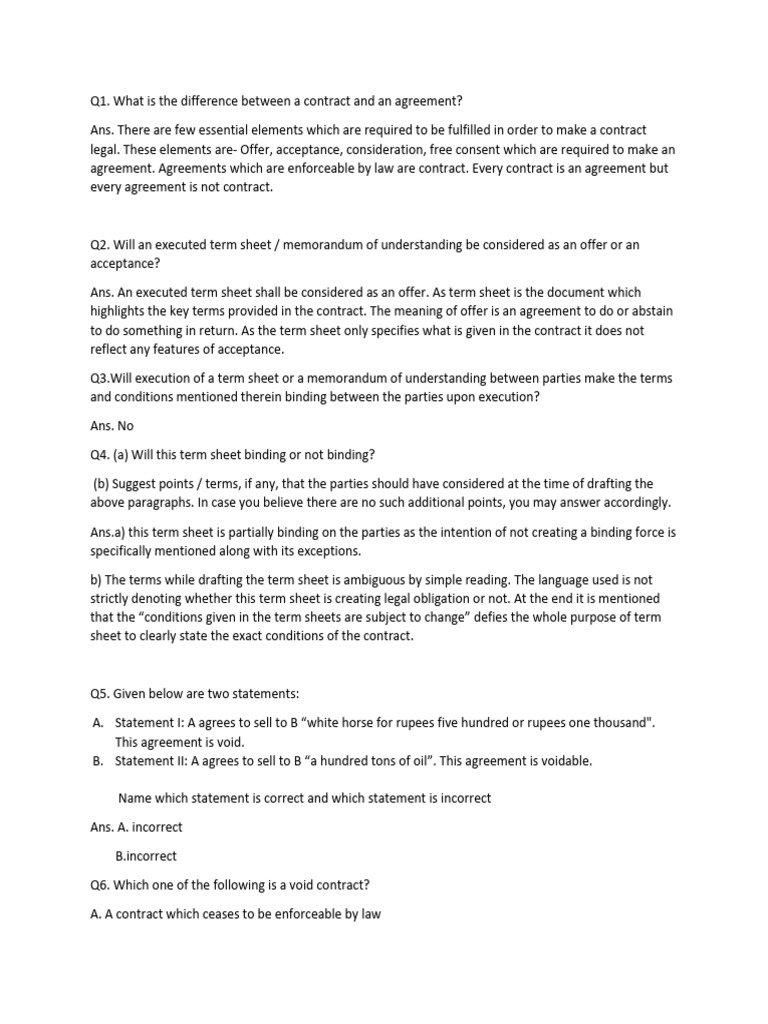 Contract Module 1 Download Free Pdf Guarantee Loans