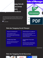 Hak Dan Tanggung Jawab Manajer Dan Karyawan Dalam Manajemen Organisasi Perusahaan