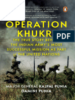 Rajpal Punia - Damini Punia - Operation Khukri - The True Story Behind The Indian Army's Most Successful Mission As Part of The United Nations-Penguin Random House India Private Limited (2021)