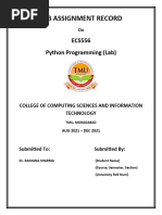 Lab Assignment ECS556 1