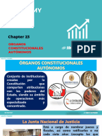 5° EC. Cap. 23 Org. Constitucionales Autónomos