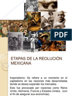 BLOQUE 4..Etapas de la revolucioón mexicana